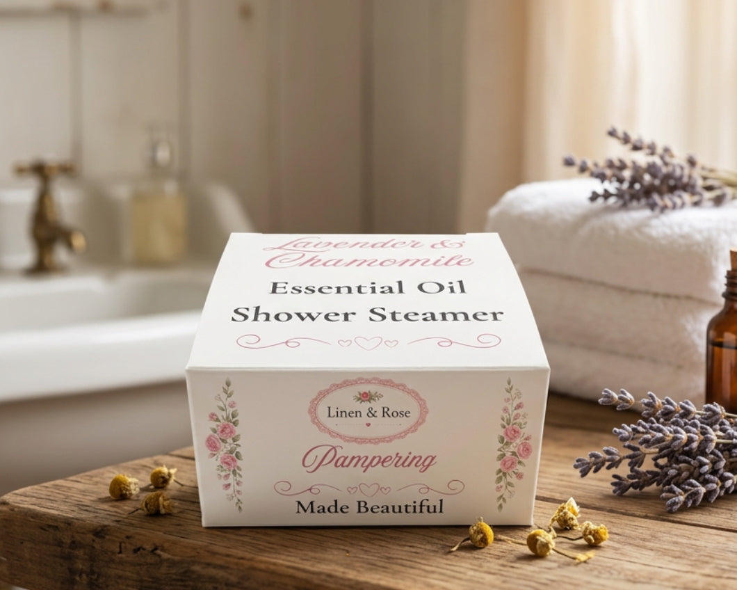 Essential Oil Shower Steamer - Lavender and Chamomile