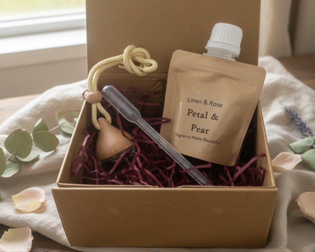 Car Diffuser Gift Set - Petal & Pear