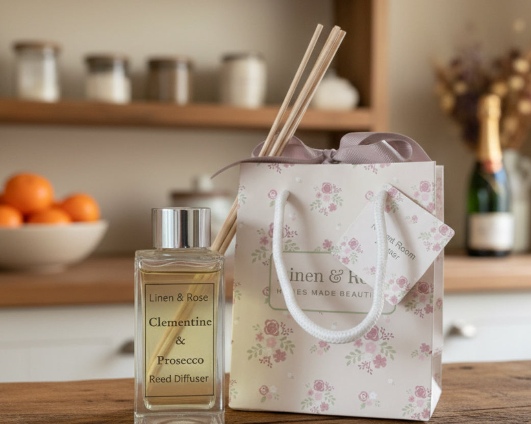 Handmade Reed Diffuser - Clementine & Prosecco
