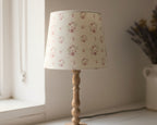 Empire Lampshade - Linen and Rose - Vintage Damson Cream -  25cm