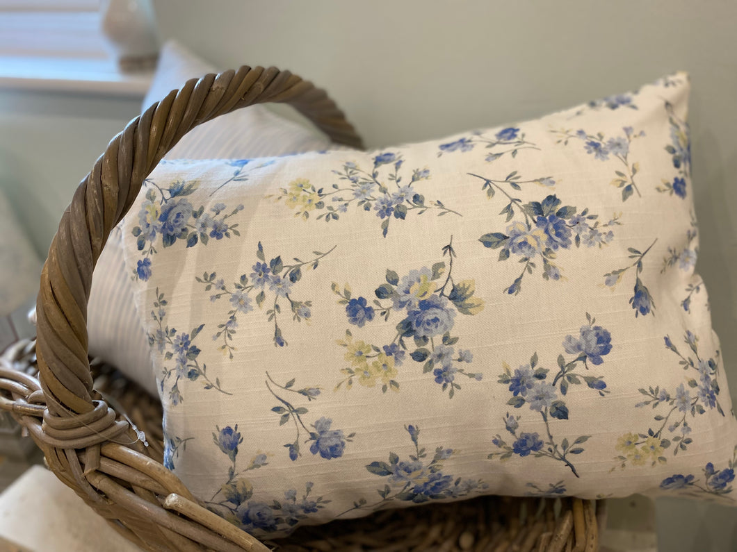 Cushion Cover - Bethan Blue - Swaffer & Peony & Sage - 30cm x 40cm