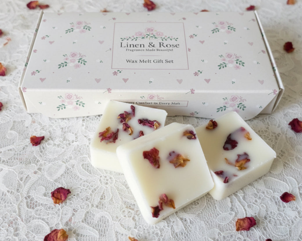 Wax Mel Gift Set8 Melts - English Rose