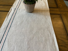 Load image into Gallery viewer, Table Runner - Peony and Sage - Provence Stripe - Special
