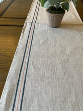 Load image into Gallery viewer, Table Runner - Peony and Sage - Provence Stripe - Special
