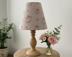 Candle Clip Lampshade - Damson natural linen - Multi