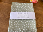 Tea Towel - Linen and Rose - Ditsy  - Green