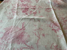 Load image into Gallery viewer, Fabric Remnant - Peony &amp; Sage Giselle grande Ruby on stone linen
