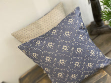 Load image into Gallery viewer, Cushion Cover - Linen and Rose Emilia Denim - 32cm x 32cm
