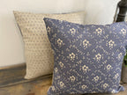 Cushion Cover - Linen and Rose Emilia Denim - 32cm x 32cm