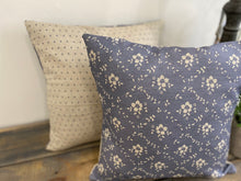 Load image into Gallery viewer, Cushion Cover - Linen and Rose Emilia Denim - 32cm x 32cm
