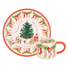 Load image into Gallery viewer, Cath Kidston Christmas - Billie mug and plate set
