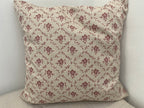 Cushion Cover - Linen and Rose - Emilia Foxglove on natural linen 45cm
