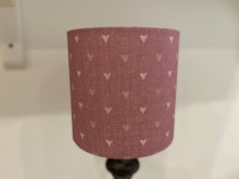 Load image into Gallery viewer, Lampshade - Linen and Rose Heart Foxglove - 15cm drum
