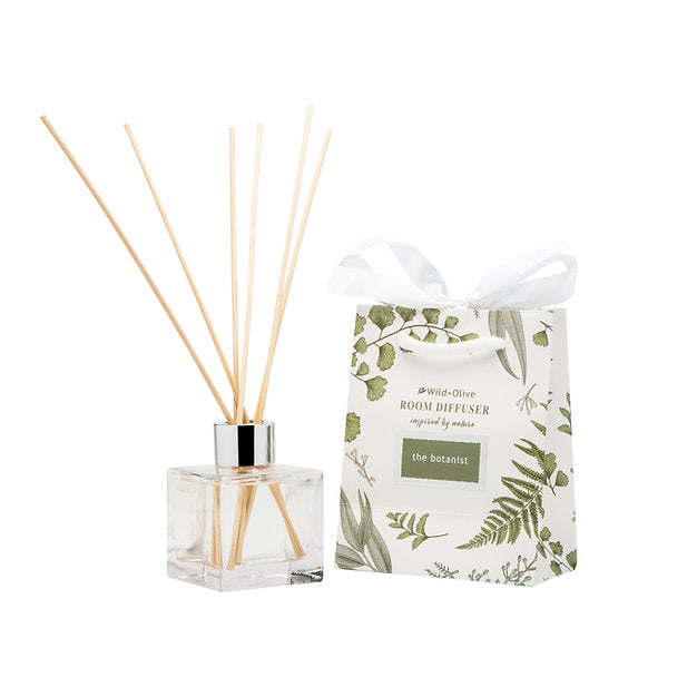 Handmade Botanical Reed Diffuser - The Botanist - Wild Olive