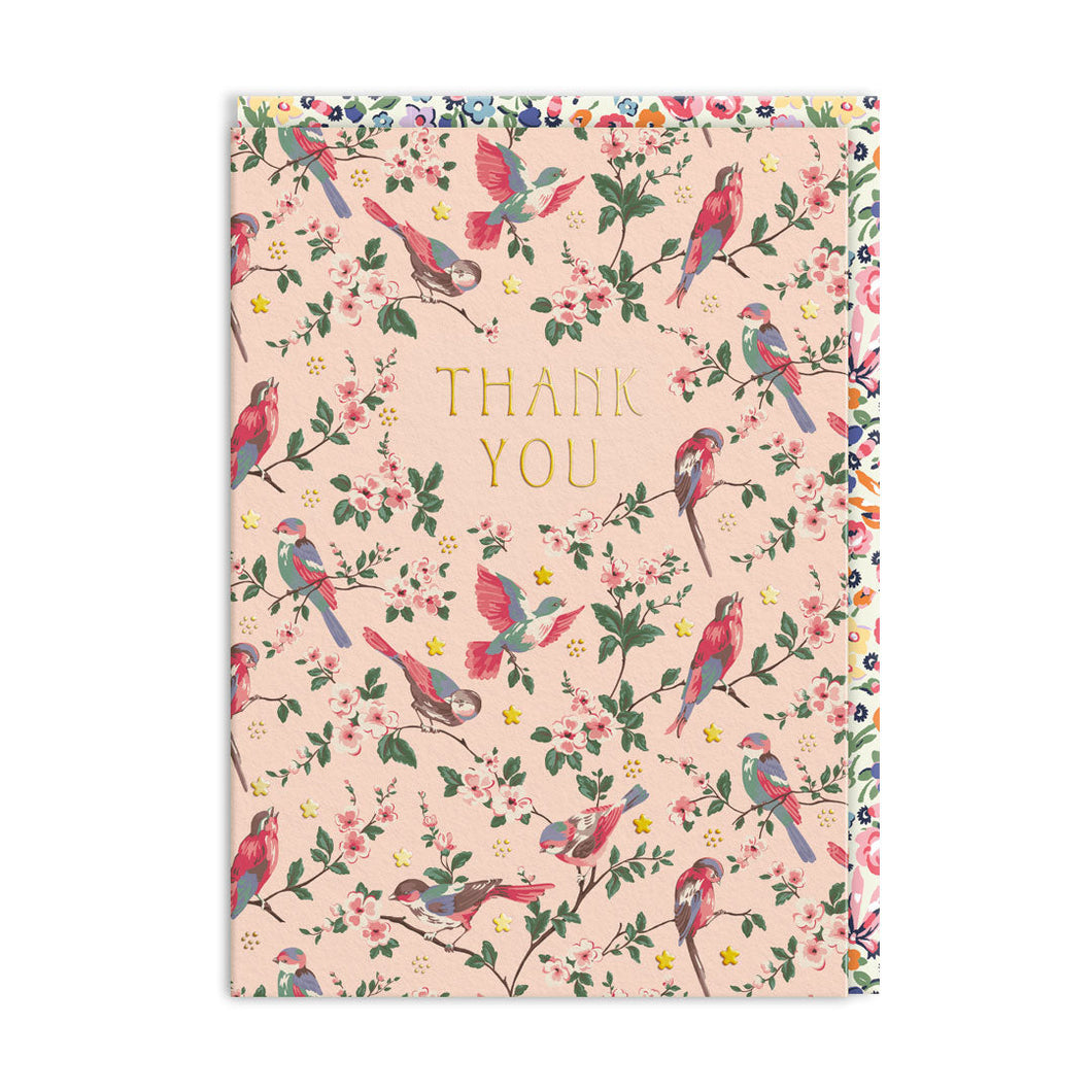 Thank You Card - Cath Kidston - Garden Birds