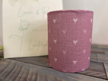 Load image into Gallery viewer, Lantern - Linen and Rose - Foxglove hearts linen - Free Gift Box
