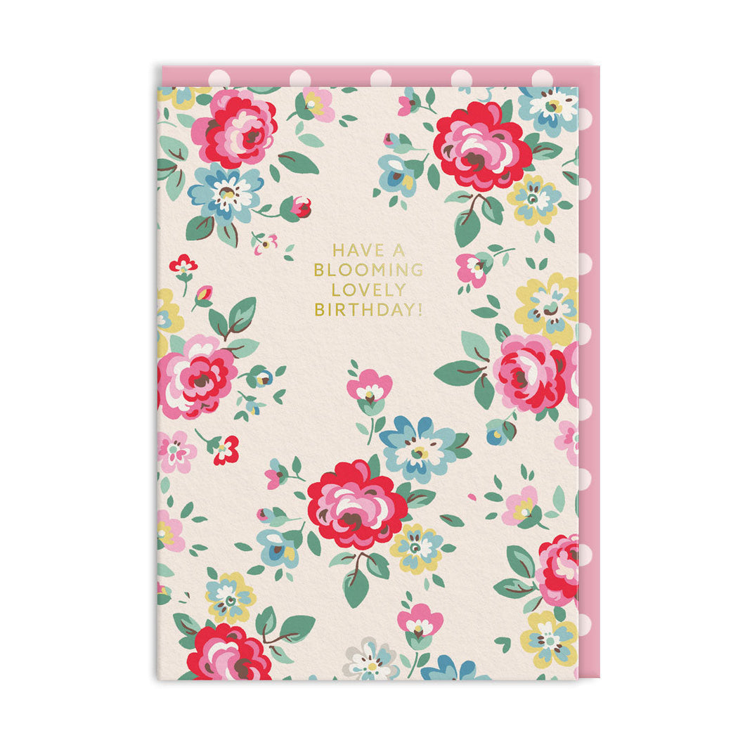 Birthday Card - Cath Kidston Have a Blooming Lovely Birthday