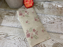 Load image into Gallery viewer, Pocket Tissue cover - Linen and Rose - Damson Vintage
