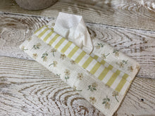 Load image into Gallery viewer, Pocket Tissue cover - Linen and Rose - Ditsy Parsnip
