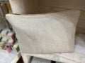 Peony & Sage - Linen toiletry bag - Natural chunky linen