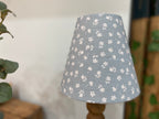 Candle Clip Lampshade - Ditsy linen - Mist