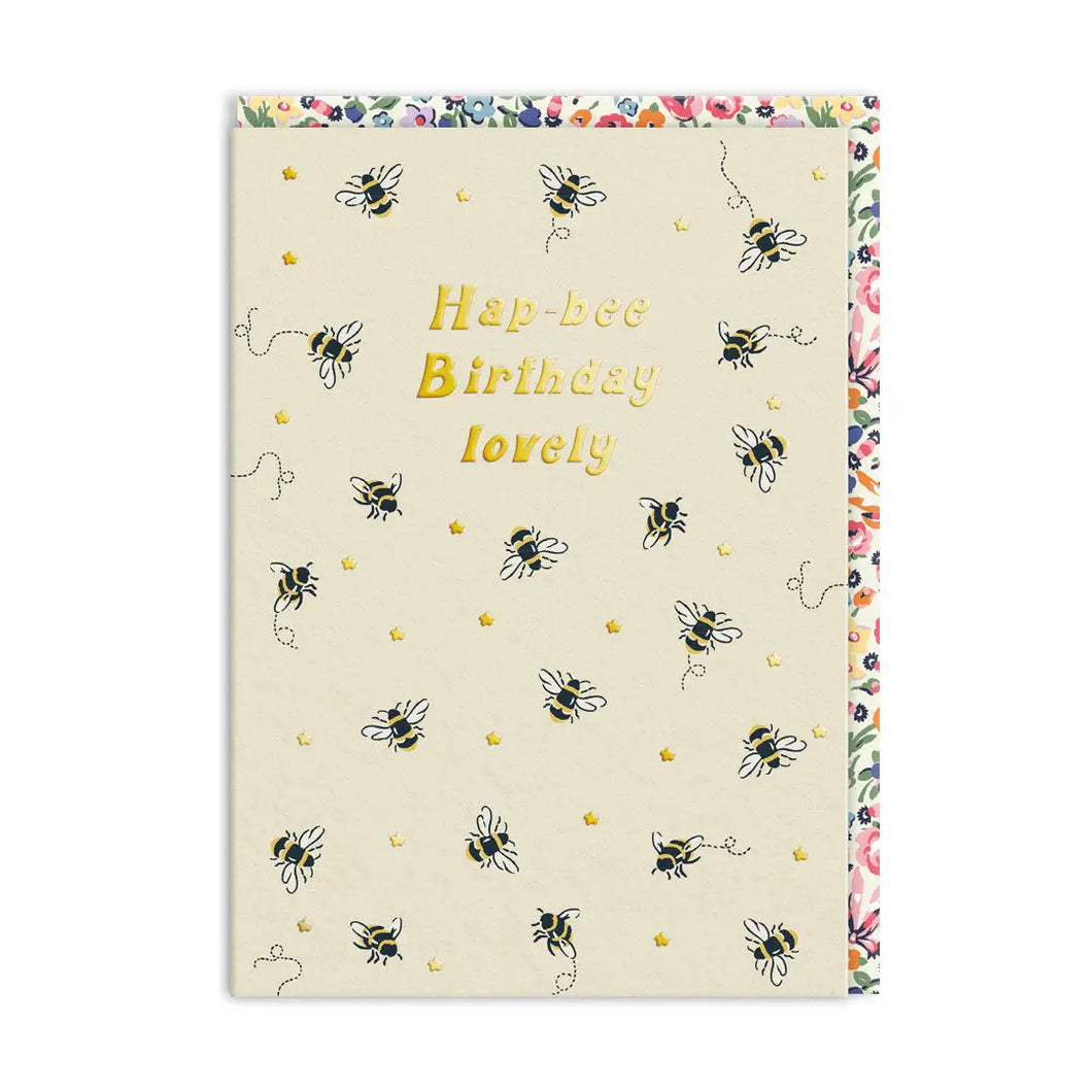 Birthday Card - Cath Kidston -  Happy Birthday - Bees