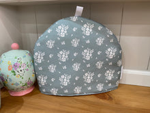 Load image into Gallery viewer, Tea Cosy - Linen and Rose - Damson Sea Green
