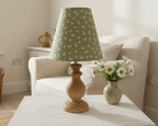 Candle Clip Lampshade - Ditsy linen - Fog