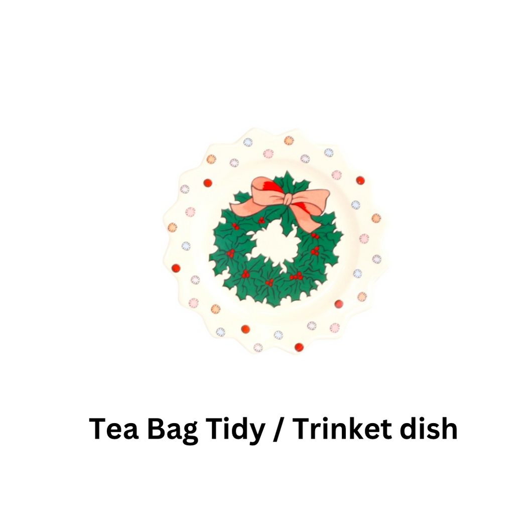Cath Kidston Christmas - Tea Bag Tidy / Trinket