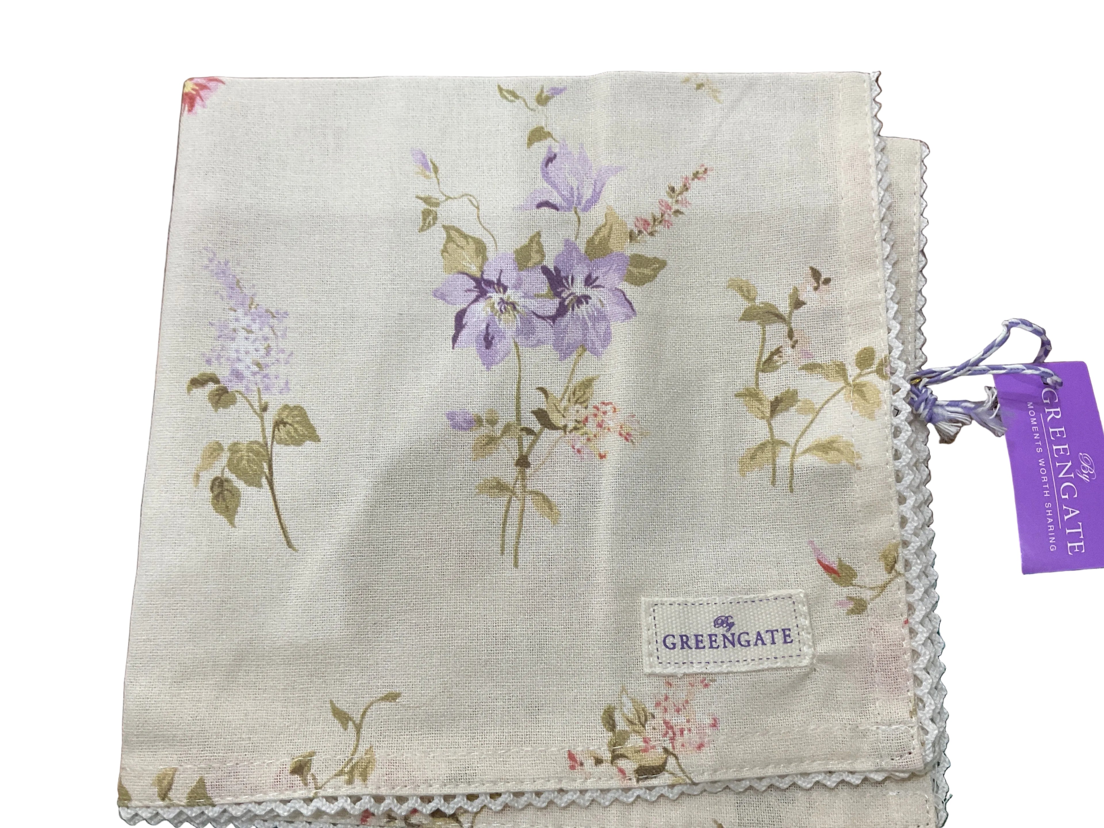 Pretty Cotton Napkins  - Jacobe Vintage by GreenGate