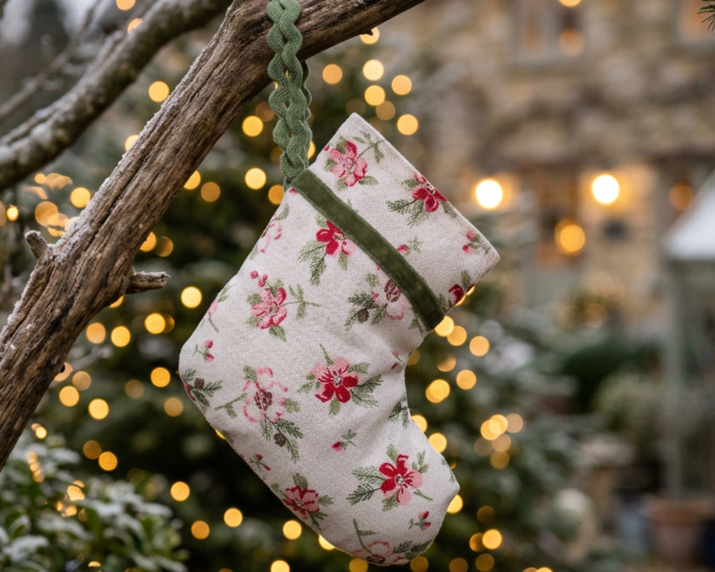 Greengate Yorkshire Lavender Stocking Pouch - Gift boxed