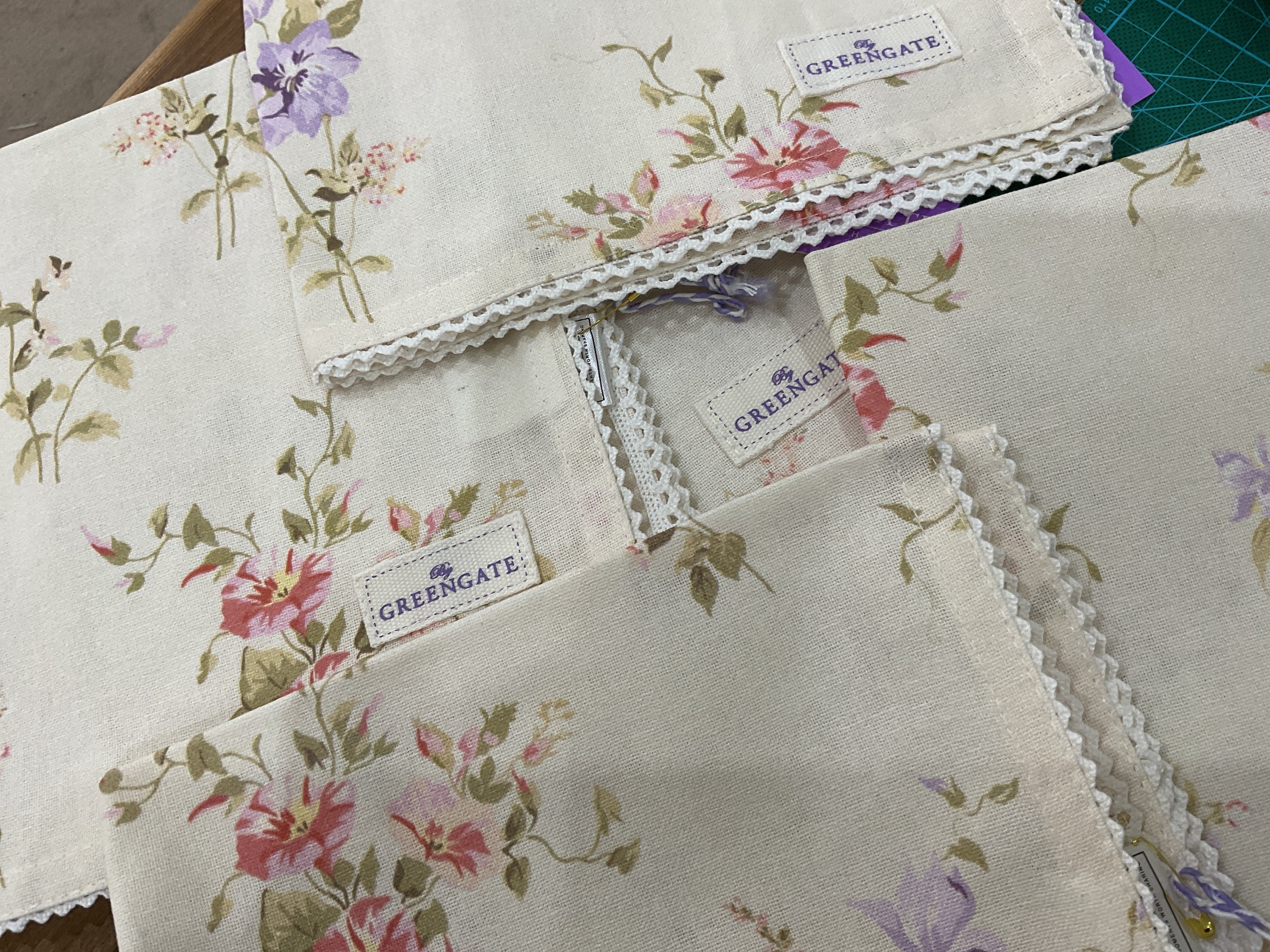 Pretty Cotton Napkins  - Jacobe Vintage by GreenGate