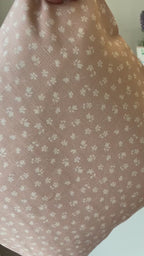 Cushion Cover - Linen & Rose Primrose Pink Ditsy - 36cm x 36cm