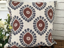 Load image into Gallery viewer, Cushion Cover - Peony &amp; Sage Aubergine Souk - 40cm x 40cm
