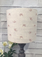 Load image into Gallery viewer, Lampshade - Olive and Daisy Peony Rose pink Skylark - 25cm drum
