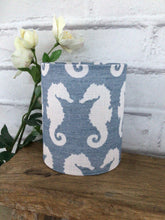 Load image into Gallery viewer, Lantern - Peony and Sage Seahorse Gustavian Blue
