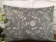 Load image into Gallery viewer, Cushion Cover - Peony and Sage Walled Garden Driftwood Grey - 30cm x 40 cm
