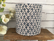 Load image into Gallery viewer, Lampshade - Peony and Sage Veja Mussel Blue linen - 15cm drum
