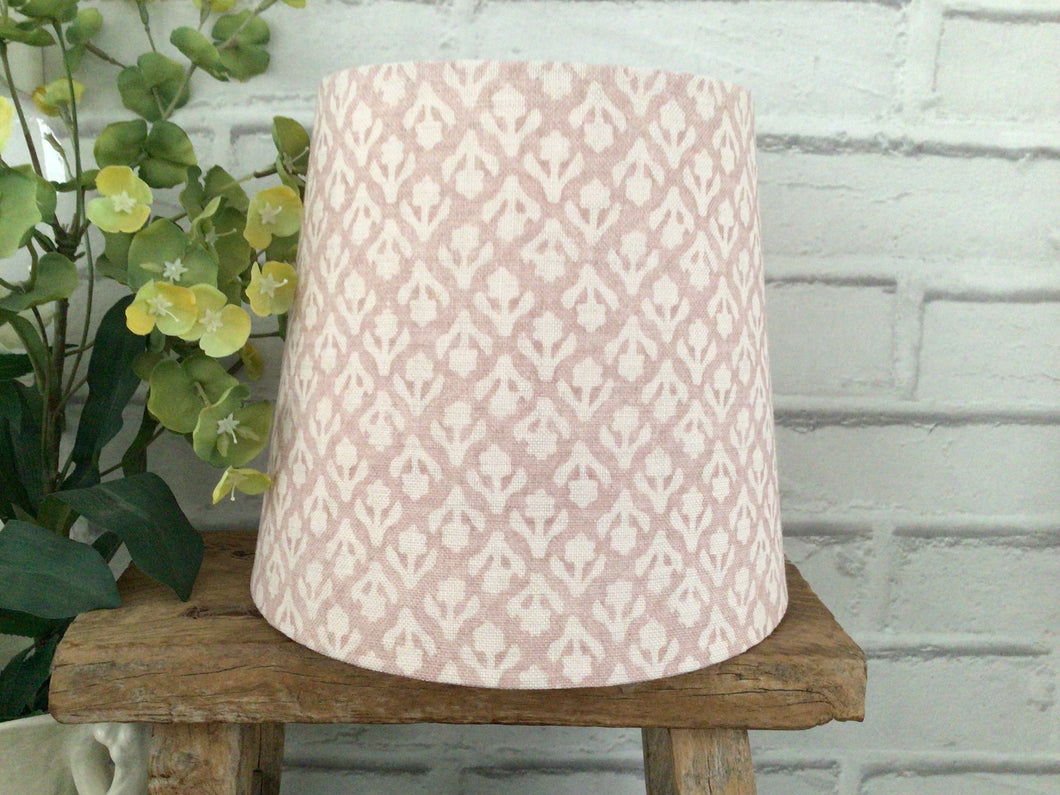 Empire Lampshade - Peony & Sage’s Gozo Mulberry pink 20cm