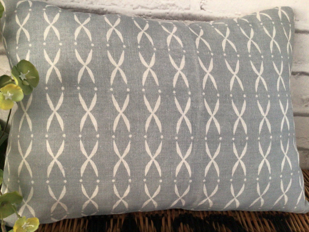 Cushion Cover - Olive and Daisy - Ostara Pacific Blue 30cm x 40cm