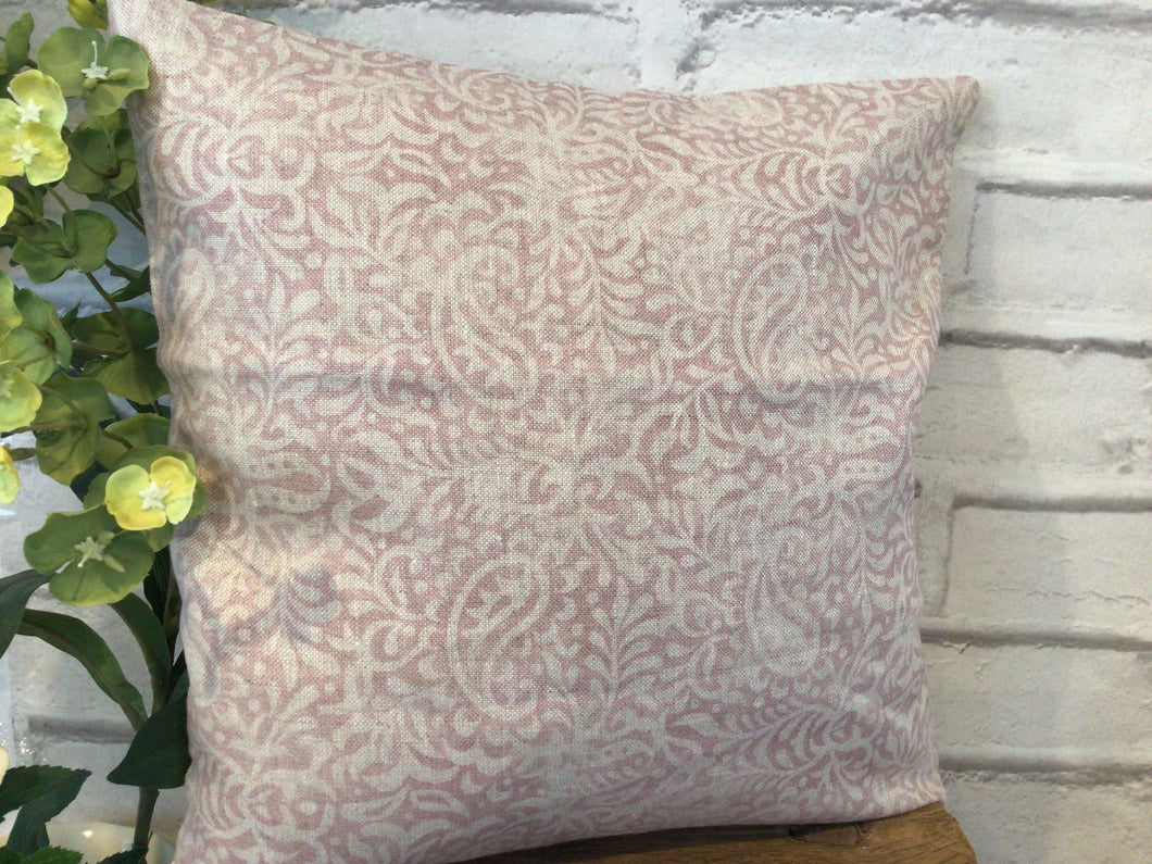 Cushion Cover - Peony & Sage - India Old Silk 32cm x 32cm