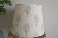 Load image into Gallery viewer, Empire Lampshade - Peony and Sage - Indian Tree Emerald Green - 25cm Shade
