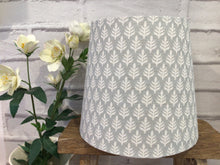 Load image into Gallery viewer, Empire Lampshade - Peony and Sage - Vhari Seamist linen - 20cm
