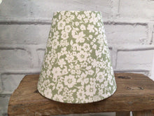 Load image into Gallery viewer, Candle Clip Lampshade - Peony and Sage - Sugar Plum Daisy Green
