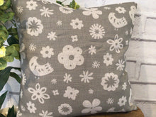 Load image into Gallery viewer, Cushion Cover - Olive and Daisy Freya Linen in Grey - 32cm x 32cm
