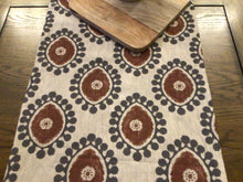Load image into Gallery viewer, Table Runner - Peony and Sage Aubergine Souk Linen - 42 x 180cm
