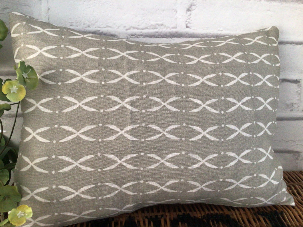 Cushion Cover - Olive and Daisy Fossil Blotch Fabric - 30cm x 40cm