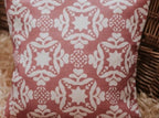 Cushion Cover - Olive and Daisy Jamila Raspberry blotch - 32cm x 32cm