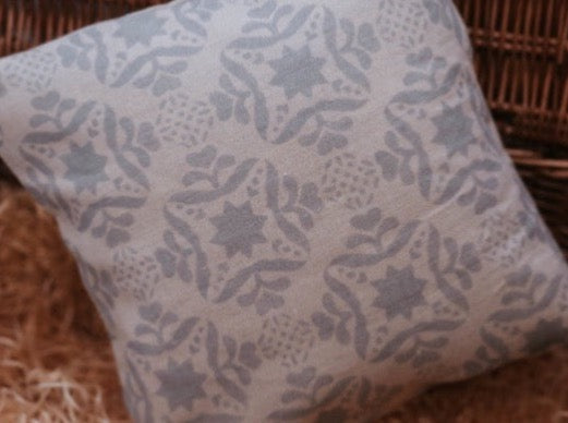 Cushion Cover - Olive and Daisy Jamila Pacific blue - 32cm x 32cm