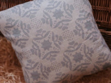 Load image into Gallery viewer, Cushion Cover - Olive and Daisy Jamila Pacific blue - 32cm x 32cm
